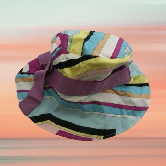 Emilio Pucci Accessories - Emilio Pucci Multicolor Cotton Hat